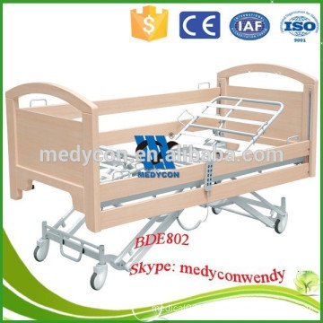 MDF headboard & guardrail five functions electric medical beds